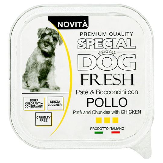 Special Dog Fresh Patè & bocconcini con pollo 150 g