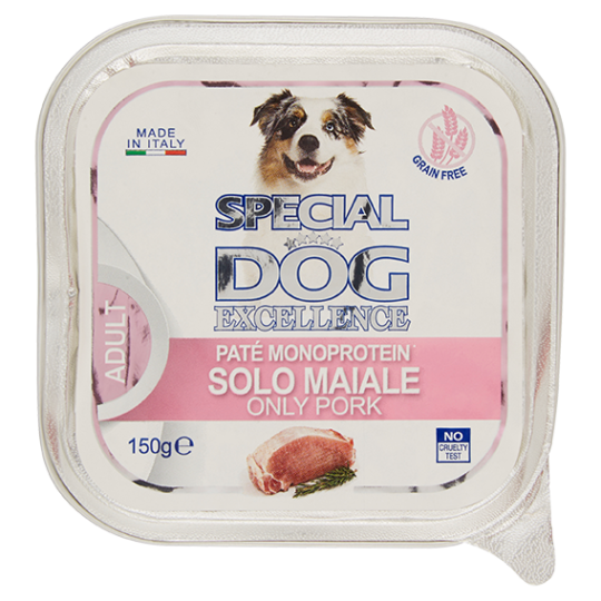 Special Dog Excellence Adult Patè Monoprotein Solo Maiale 150 g