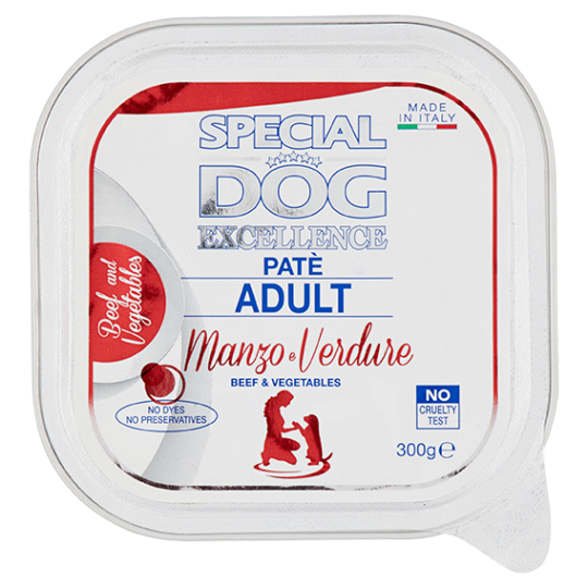 Special Dog Excellence Adult Patè Manzo e Verdure 300 g