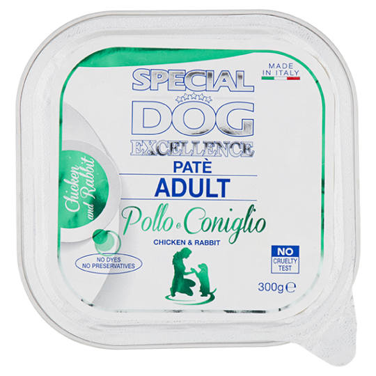 Special Dog Excellence Adult Patè Pollo e Coniglio 300 g