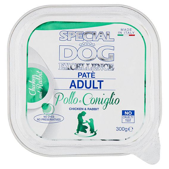 Special Dog Excellence Adult Patè Pollo e Coniglio 300 g