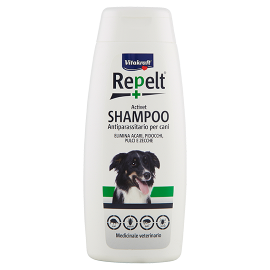 Vitakraft Repelt Shampoo Antiparassitario per cani 250 ml