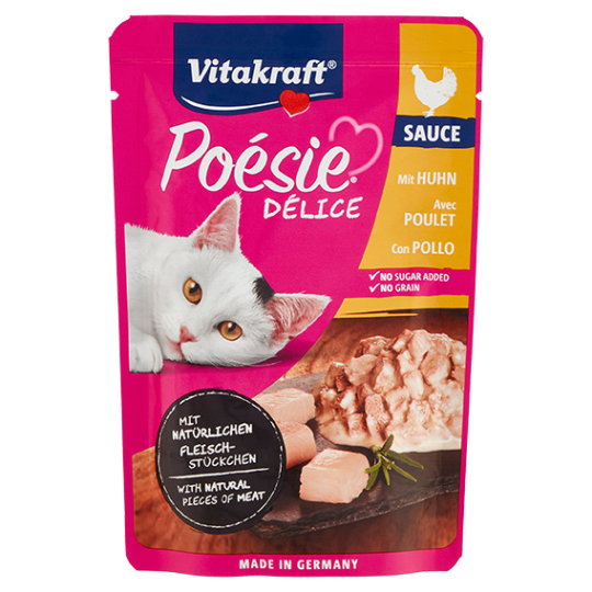 Vitakraft Poésie Délice Sauce con Pollo 85 g