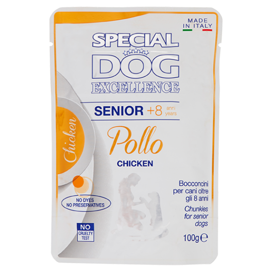 Special Dog Excellence Senior +8 anni Pollo Chicken Bocconcini 100 g