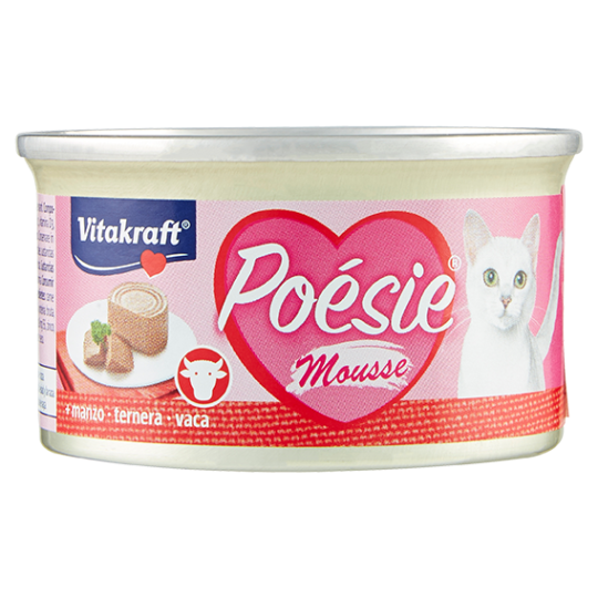 Vitakraft Poésie Mousse + manzo 85 g
