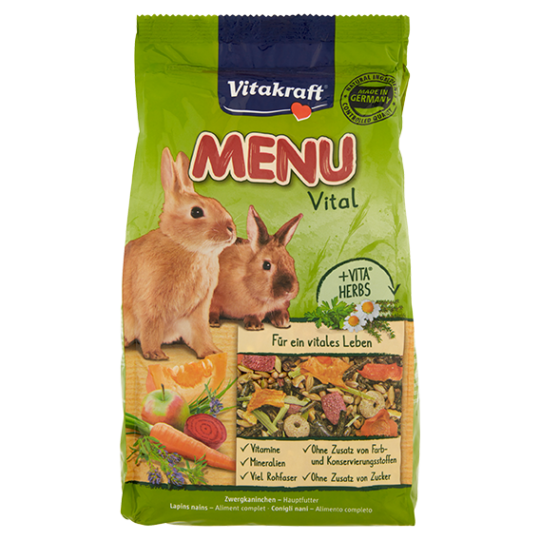 Vitakraft Menu Vital Conigli nani - Alimento completo 1 kg