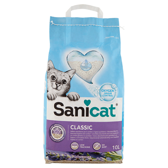 Sanicat Classic Lettiera assorbente Lavender 10 L