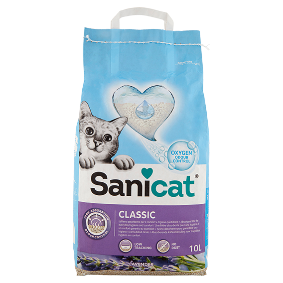 Sanicat Classic Lettiera assorbente Lavender 10 L