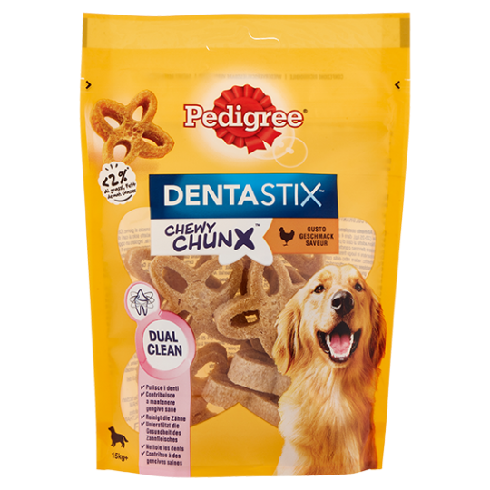 Pedigree Dentastix Chewy Chunx Gusto Pollo 15kg+ 68 g