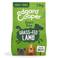 Edgard & Cooper Agnello Fresco nutrito al pascolo con mela, carota, barbabietola & mirtillo - 2,5 KG