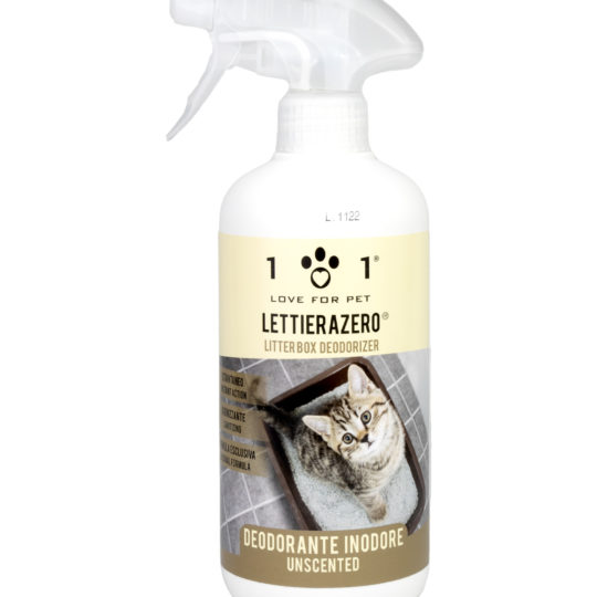 Spray lettiera gatti zero odori