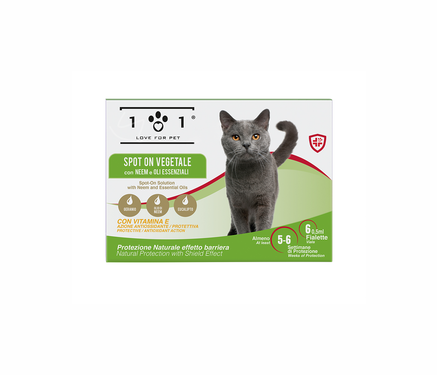 Linea 101 SPOT ON VEGETALE GATTO