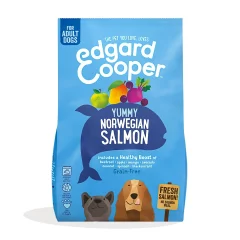 Edgard & Cooper Salmone Norvegese Fresco con barbabietola, mela, mango & ribes nero - 12 KG