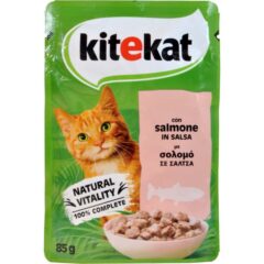 KITEKAT GATTO SALMONE IN SALSA 85 gr