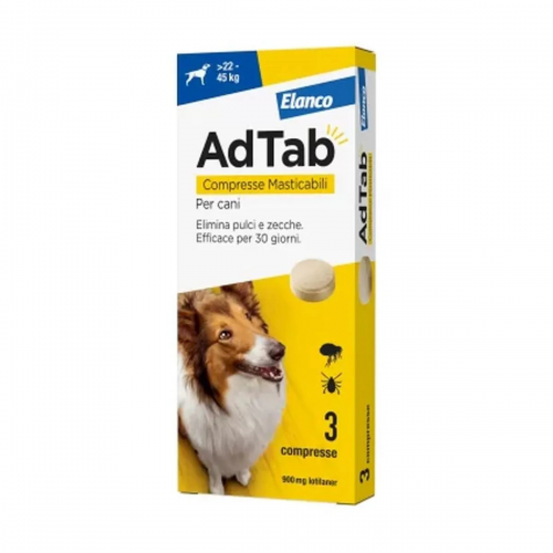 ADTAB CANE 3 CPR 900MG 22-45KG - BLU