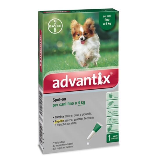 ADVANTIX KG. 0/4 VERDE ML.0,4 MONO PIPETTA