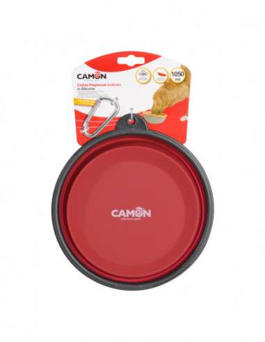 CAMON Ciotola Inclinata in silicone - Misura M - 1050ml