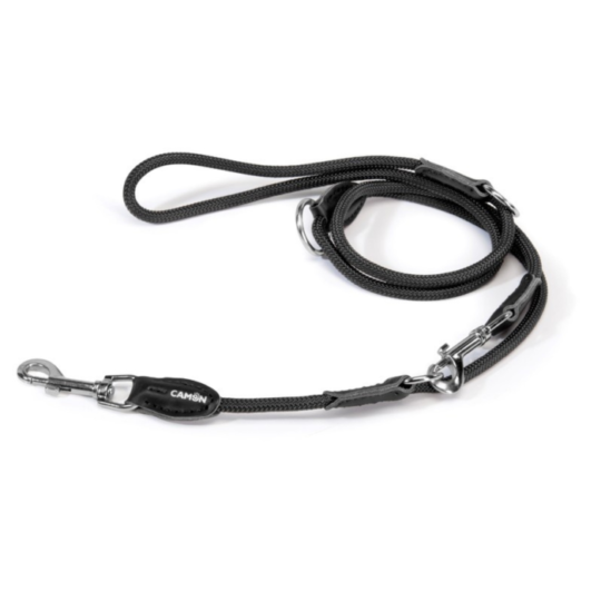 CAMON Guinzaglio addestramento in corda, cucitura a mano, colore Marrone 10x2000mm