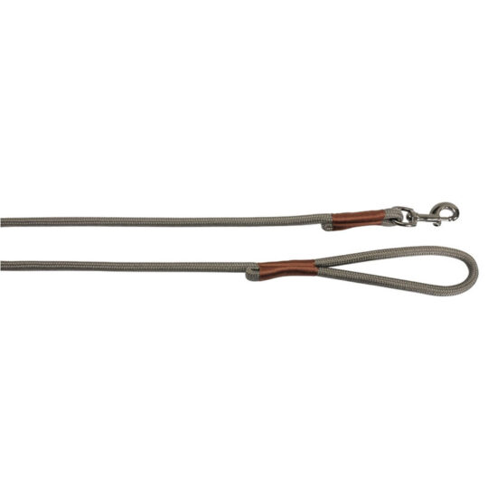 CAMON Guinzaglio in corda, cucitura a mano, colore Grigio 10x1200mm