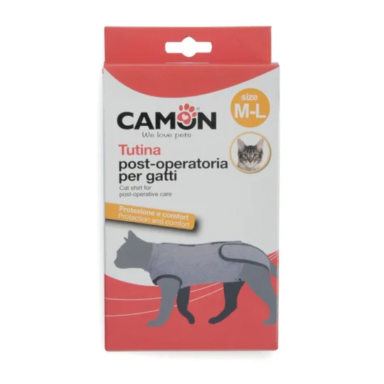 CAMON Tutina Post Operatoria, per gatti - taglia M/L