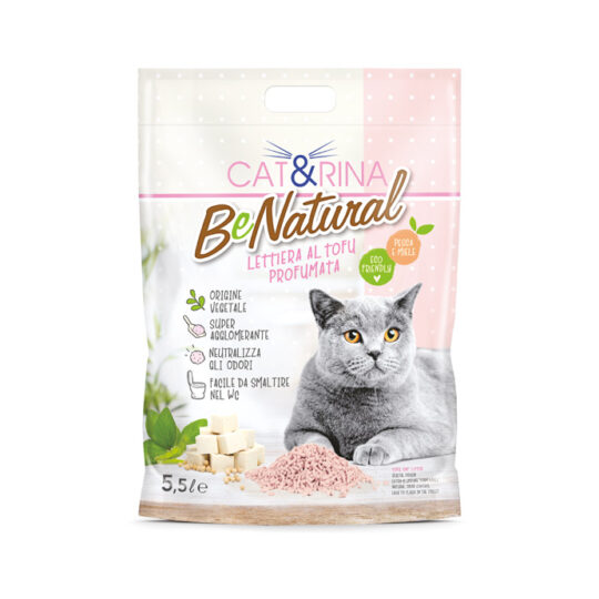 CAT&RINA BENATURAL LETTIERA PER GATTI AL TOFU 2450 G 5,5 L PESCA