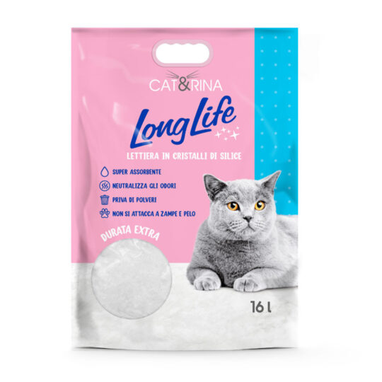 CAT&RINA LONGLIFE LETTIERA IN CRISTALLI DI SILICE 16 L SENZA PROFUMO