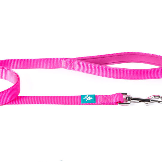 GUINZAGLIO IN NYLON ROSA FLUO L 120X2,5 CM