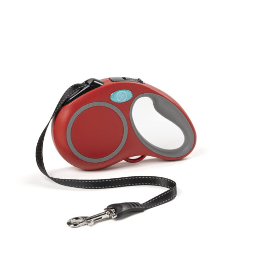 GUINZAGLIO RETRATTILE XS ROSSO 3 M