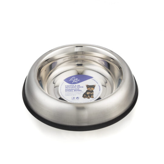 CIOTOLA ANTISCIVOLO IN ACCIAIO INOX 450 ML