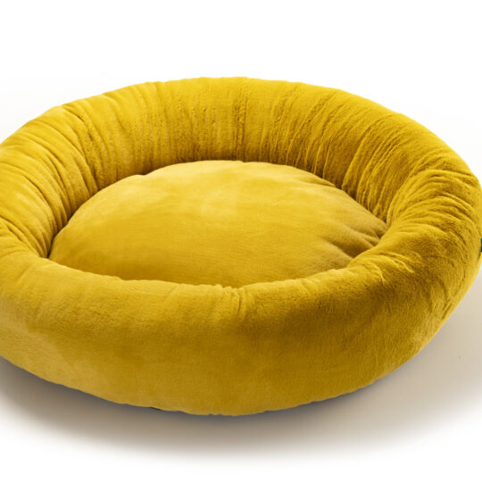 LEOPET CIAMBELLA SUPER SOFT GIALLA Ø60X20H CM CUSC. FISSO