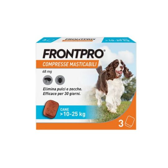 FRONTPRO 3CPR 68MG >10-25 KG