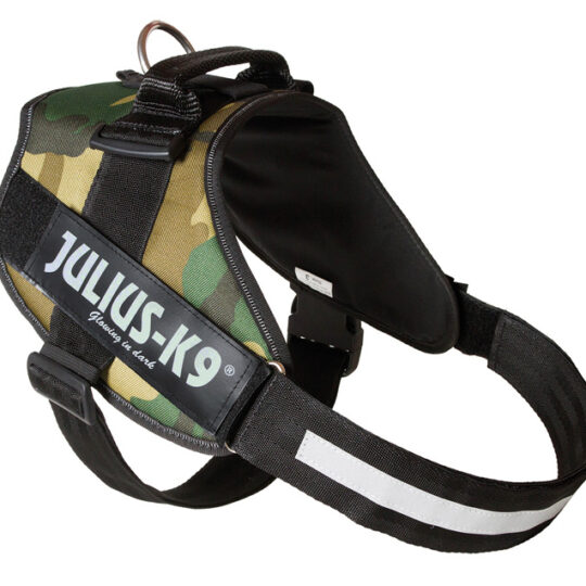 JULIUS-K9 POWERHARNESS PETTORINA CAMOUFLAGE 2 71-96CM-28-40KG