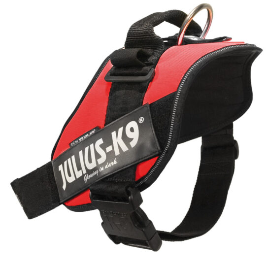 JULIUS-K9 POWERHARNESS PETTORINA ROSSO 2 71-96CM-28-40KG