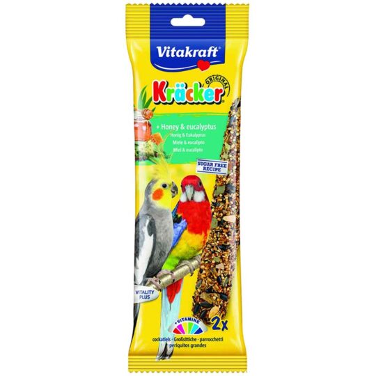 Kracker al miele ed eucalipto per parocchetti 180 gr