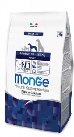 MONGE DOG MEDIUM ADULT 3KG NEW