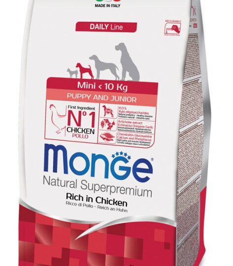MONGE DOG MINI PUPPY JUNIOR POLLO 800GR