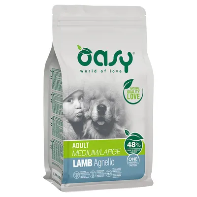 Oasy Dry Dog OAP - ADULT MEDIUM LARGE AGNELLO 12 Kg