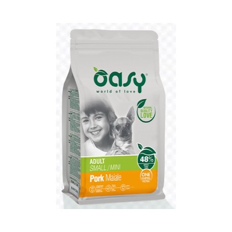 Oasy Dry Dog OAP - ADULT SMALL MINI MAIALE 800 gr