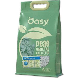 Oasy Lettiera Vegetale - PISELLI CLASSIC UNSCENTED 6 Lt