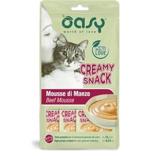 Oasy Snack Cat - CREAMY SNACK MANZO (4X15gr)