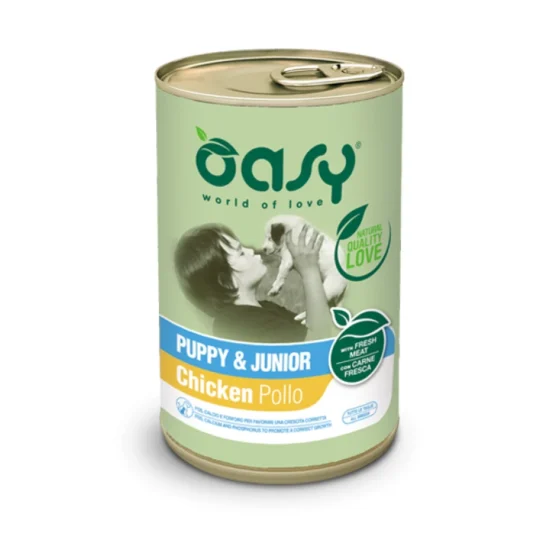 Oasy Wet Dog Lifestage - PUPPY Lattina 400 gr
