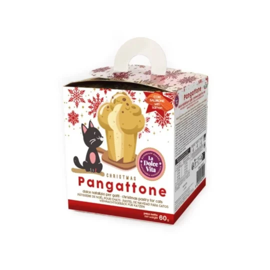PANGATTONE PANETTONE PER GATTI SALMONE 60 G