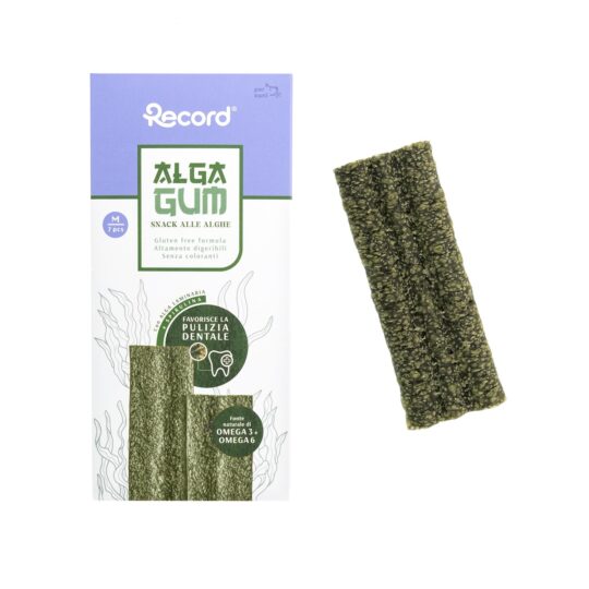 RECORD ALGA GUM 7 SNACK PER CANI M 87,5 gr.