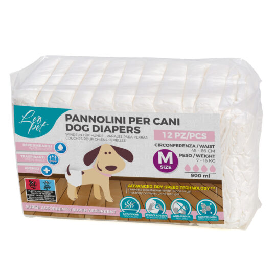 PANNOLINO PER CANI FEMMINE M 7-16 KG