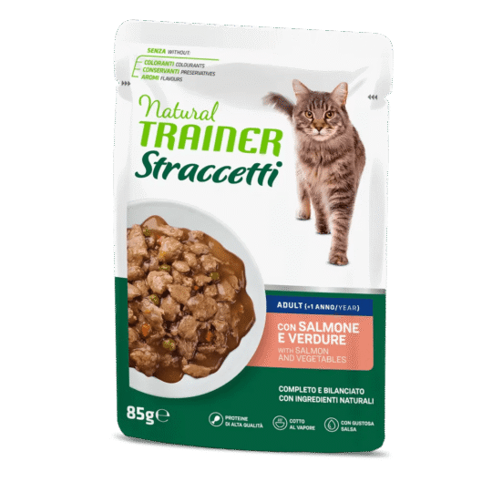 TRA CAT NAT ADULT STRACCETTI SALMONE 85GR