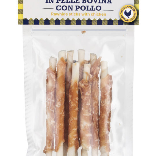 VIKING BAST. PELLE BOVINA CON POLLO 80 G 12 CM