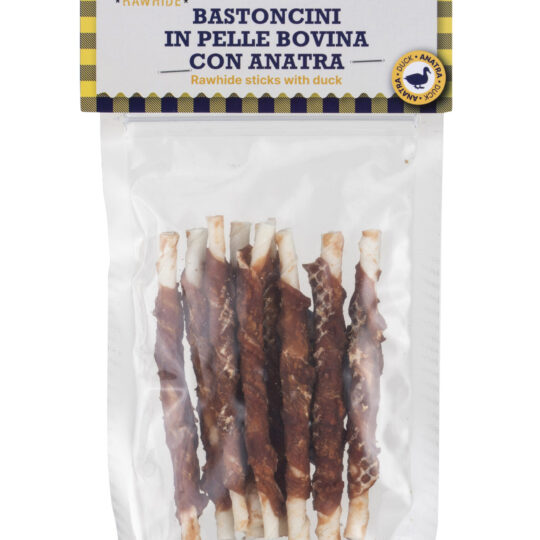 VIKING BAST. PELLE BOVINA CON ANATRA 80 G 12 CM