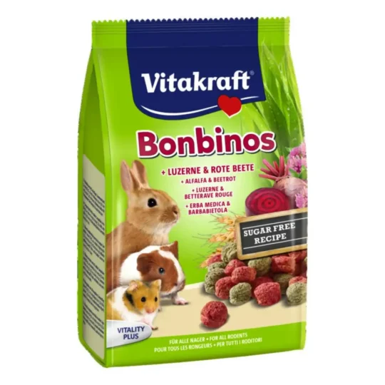 Vitakraft Bombinos barbabietola ed erba per roditori 40 gr