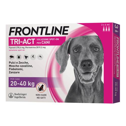 FRONTLINE TRI-ACT L 20-40KG 3PIP 4ML