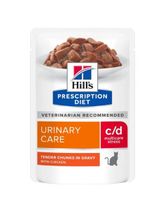 FELINE C/D URINARY STRESS 85GR POLLO BS